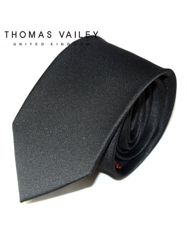 [THOMAS VAILEY] 토마스베일리 패션넥타이-예장 블랙 슬림 6cm