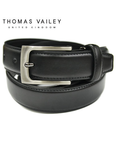 [THOMAS VAILEY] 토마스베일리 정장 수동 비조 벨트 볼륨 블랙