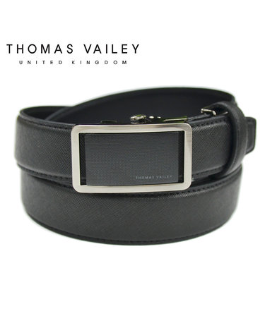 [THOMAS VAILEY] 토마스베일리 정장 사피아노 자동 벨트 패브릭 블랙
