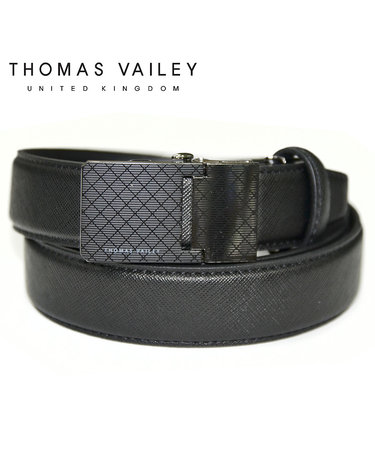 [THOMAS VAILEY] 토마스베일리 정장 사피아노 자동 벨트 도어 블랙
