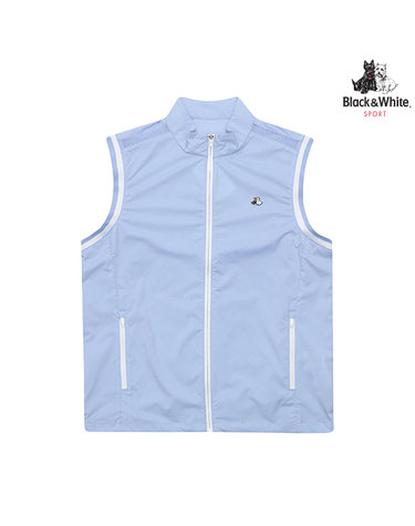 [블랙앤화이트] 남성 로고엠보 베스트 1013GZVP_BLUE