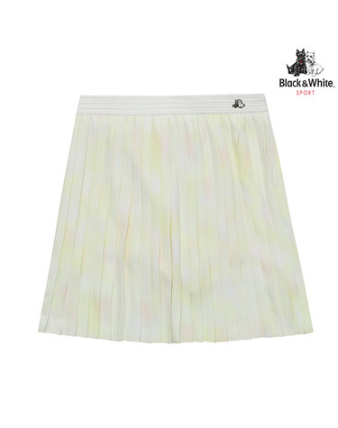 [블랙앤화이트] 여성 여름 물나염 플리츠 스커트 4043LZSP_YELLOW