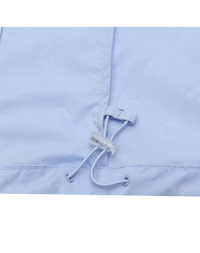 블랙앤화이트 [블랙앤화이트] 남성 로고엠보 베스트 1013GZVP_BLUE 착용컷