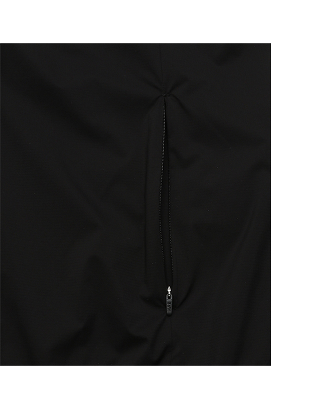 블랙앤화이트 [블랙앤화이트] 남성 컬러블럭 베스트 1023GZVN_WHITE 착용컷