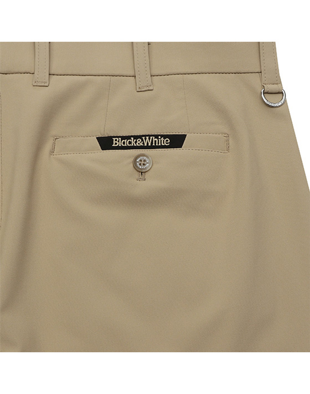 블랙앤화이트 [블랙앤화이트] 남성 기능성 폴리스판 기본 팬츠 5904GZSS_BEIGE 착용컷