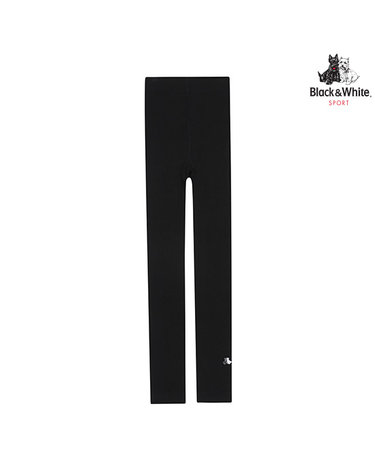 [블랙앤화이트] 여성 기모 레깅스 6804LXNS_BLACK