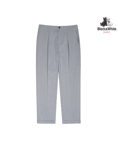 [블랙앤화이트] 남성 서커 9부 팬츠 5055GZWC_NAVY