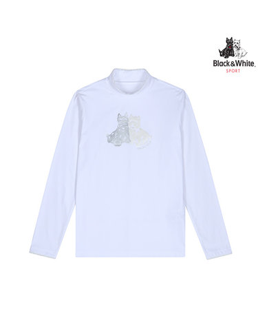 [블랙앤화이트] 여성 레이스 배색 베이스 레이어 6905LZIN_WHITE