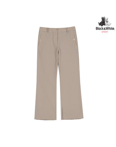 [블랙앤화이트] 여성 세미 부츠컷 플리츠 팬츠 5175LZWN_BEIGE
