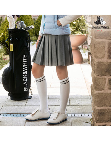 [블랙앤화이트] 여성 긴기장 플리츠 스커트 4024LXWP_GREY