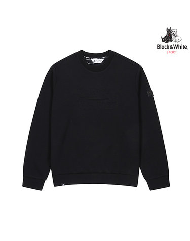 [블랙앤화이트] 남성 셋업 맨투맨 티셔츠 9404GXSP_BLACK