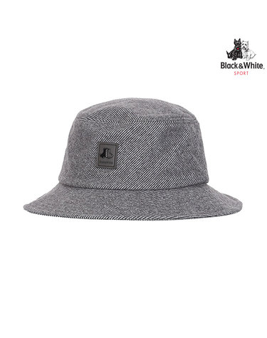 [블랙앤화이트] 남성 모직 귀달이 버킷햇 8615GBAH_GREY