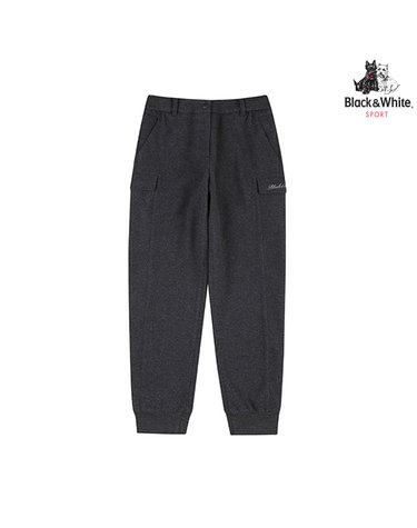 [블랙앤화이트] 여성 울터치 멜란지 조거팬츠 5095LBWP_GREY