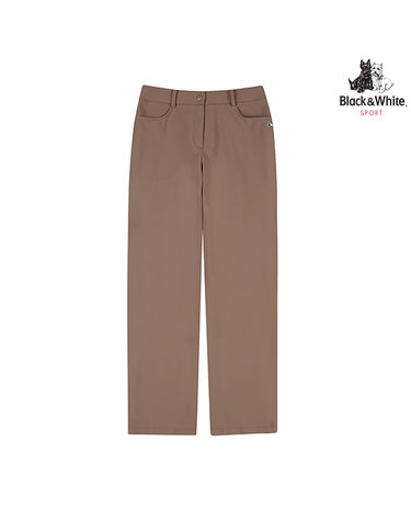 [블랙앤화이트] 여성 골조직 본딩 팬츠 5055LBWN_BROWN