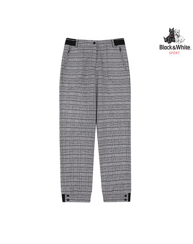 [블랙앤화이트] 여성 TR 체크 조거핏 팬츠 5035LBWR_GREY