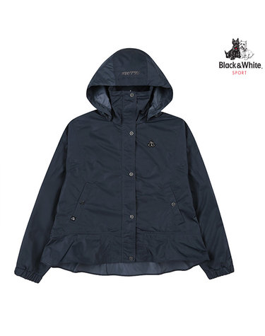 [블랙앤화이트] 여성 밑단 플레어 오버핏 점퍼 1105LBWP_BLUE GREEN