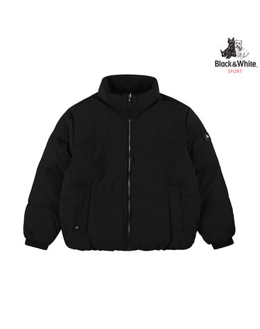 [블랙앤화이트] 남성 오버핏 해비 다운 점퍼 1215GDWN_BLACK