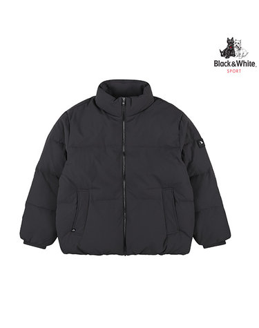 [블랙앤화이트] 남성 오버핏 해비 다운 점퍼 1215GDWN_GREY
