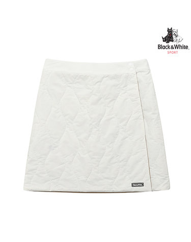 [블랙앤화이트] 여성 리버시블 랩 스커트 4002LXSN_WHITE