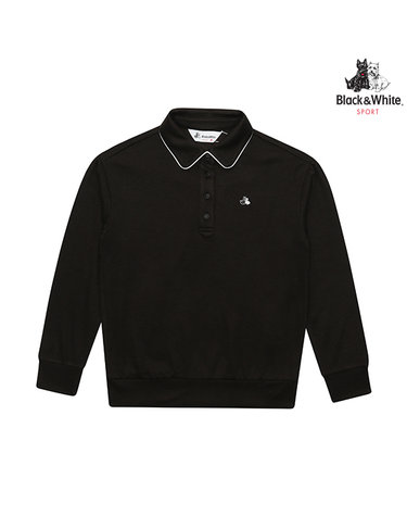[블랙앤화이트] 여성 블루종 세미오버핏 티셔츠 9313LXSA_BLACK
