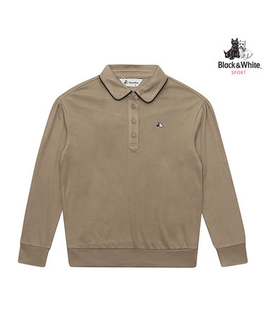 [블랙앤화이트] 여성 블루종 세미오버핏 티셔츠 9313LXSA_BEIGE