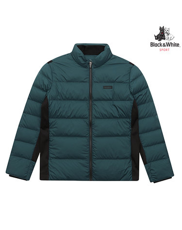 [블랙앤화이트] 남성 경량 다운 점퍼 1123GXGG_BLUE GREEN