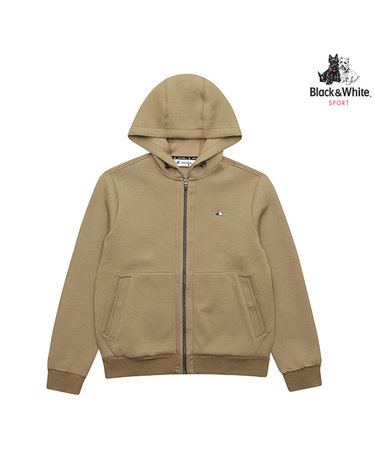 [블랙앤화이트] 남성 풀집업 후드 가디건 6203GXSP_BEIGE
