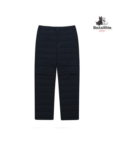 [블랙앤화이트] 남성 겨울 무릎절개 다운 바지 5503GXGG_NAVY