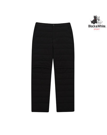 [블랙앤화이트] 남성 겨울 무릎절개 다운 바지 5503GXGG_BLACK