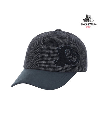 [블랙앤화이트] 남성 모직 캡모자 8413GXAC_NAVY