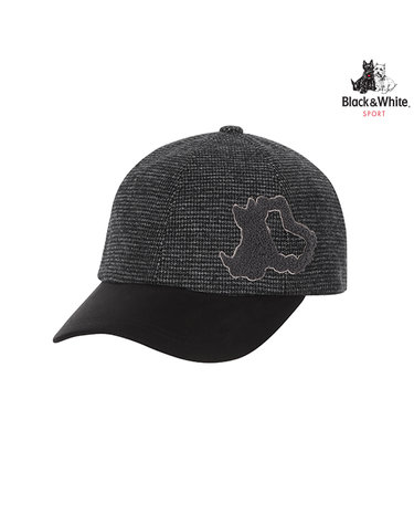 [블랙앤화이트] 남성 모직 캡모자 8413GXAC_BLACK