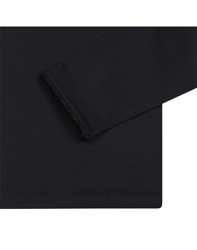 블랙앤화이트 [블랙앤화이트] 여성 레이스 배색 베이스 레이어 6905LZIN_BLACK 착용컷