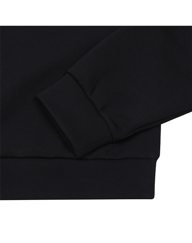 블랙앤화이트 [블랙앤화이트] 남성 셋업 맨투맨 티셔츠 9404GXSP_BLACK 착용컷