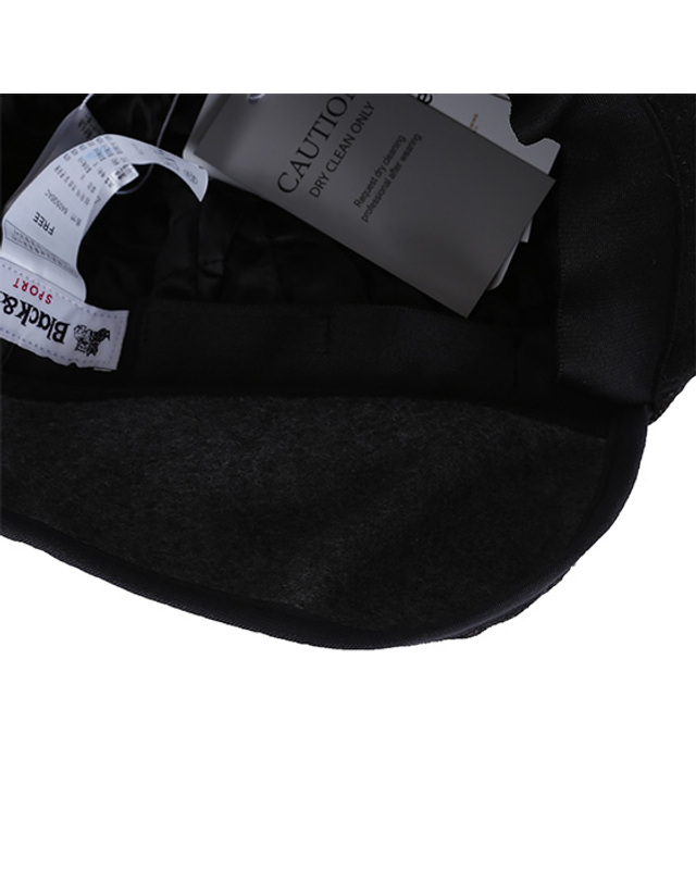 블랙앤화이트 [블랙앤화이트] 남성 모직 헌팅캡 8405GBAC_DARK GREY 착용컷