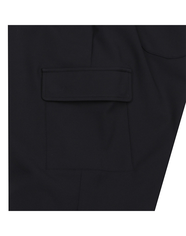 블랙앤화이트 [블랙앤화이트] 여성 변형 포켓 조거 팬츠 5015LBWN_BLACK 착용컷