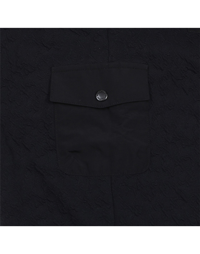 블랙앤화이트 [블랙앤화이트] 여성 우븐믹스 사이드 포켓 조거 팬츠 5305LXST_BLACK 착용컷