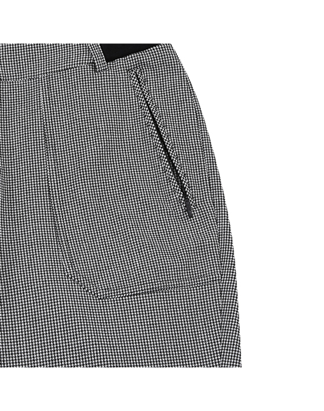 블랙앤화이트 [블랙앤화이트] 여성 TR 체크 조거핏 팬츠 5035LBWR_BLACK 착용컷