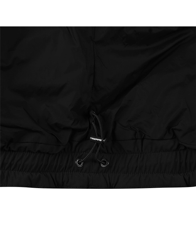 블랙앤화이트 [블랙앤화이트] 남성 오버핏 해비 다운 점퍼 1215GDWN_BLACK 착용컷
