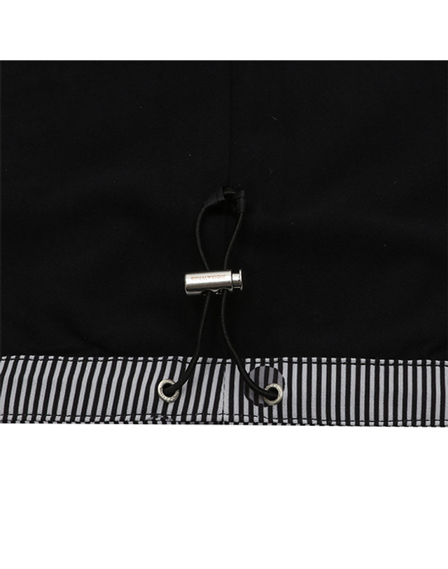 블랙앤화이트 [블랙앤화이트] 간절기 프린트 점퍼 1100LDGA_BLACK 착용컷