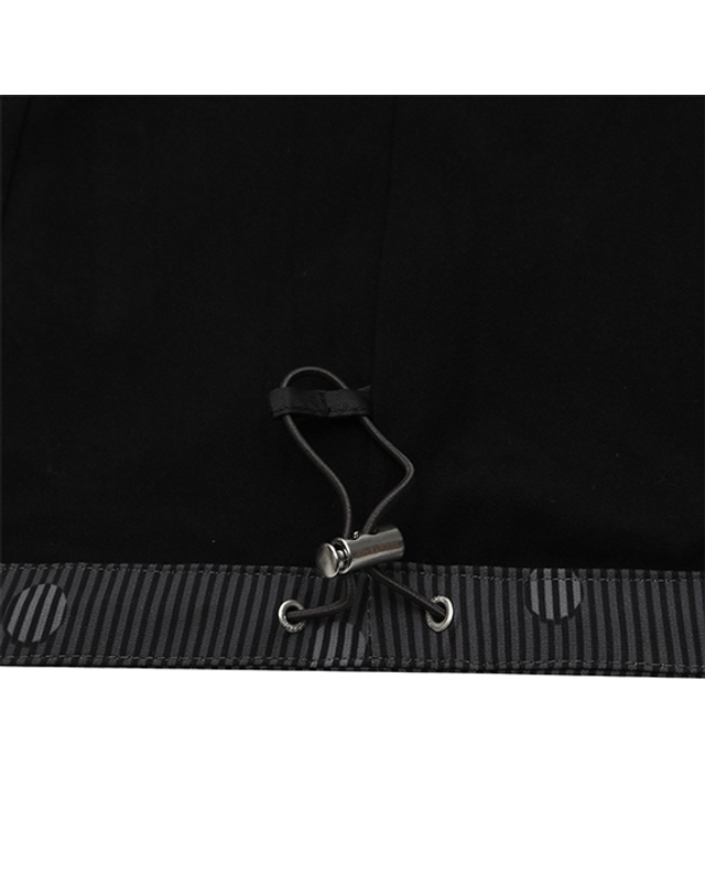 블랙앤화이트 [블랙앤화이트] 간절기 프린트 점퍼 1100LDGA_CHARCOAL 착용컷