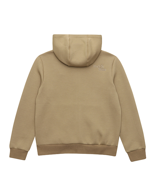 블랙앤화이트 [블랙앤화이트] 남성 풀집업 후드 가디건 6203GXSP_BEIGE 착용컷