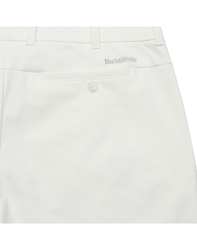 블랙앤화이트 [블랙앤화이트] 남성 가을 초두 기본바지 5063GXWN_WHITE 착용컷