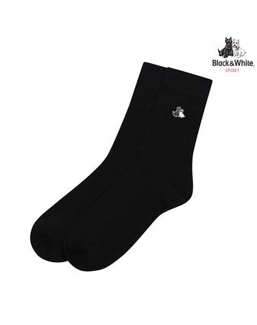 [블랙앤화이트] 남성 도트 패턴 신사 양말 8156GASC_BLACK