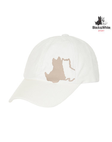 [블랙앤화이트] 남성 코듀로이 로고 볼캡 8422GXAC_WHITE