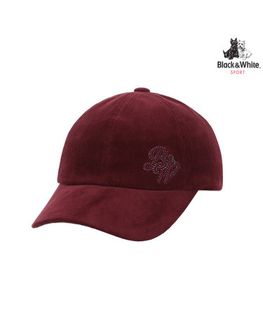 [블랙앤화이트] 여성 코듀로이 볼캡 8406LBAC_WINE
