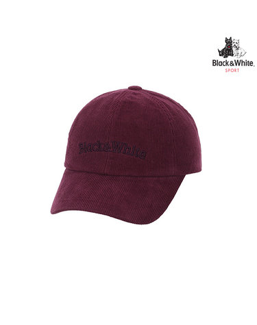 [블랙앤화이트] 남성 코듀로이 기본 볼캡 8416GBAC_WINE