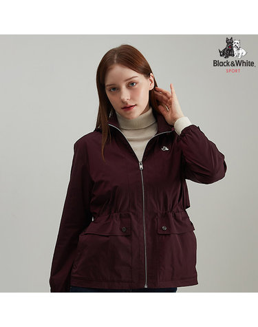 [블랙앤화이트] 여성 플라켓 사파리 점퍼 1116LBWP_WINE