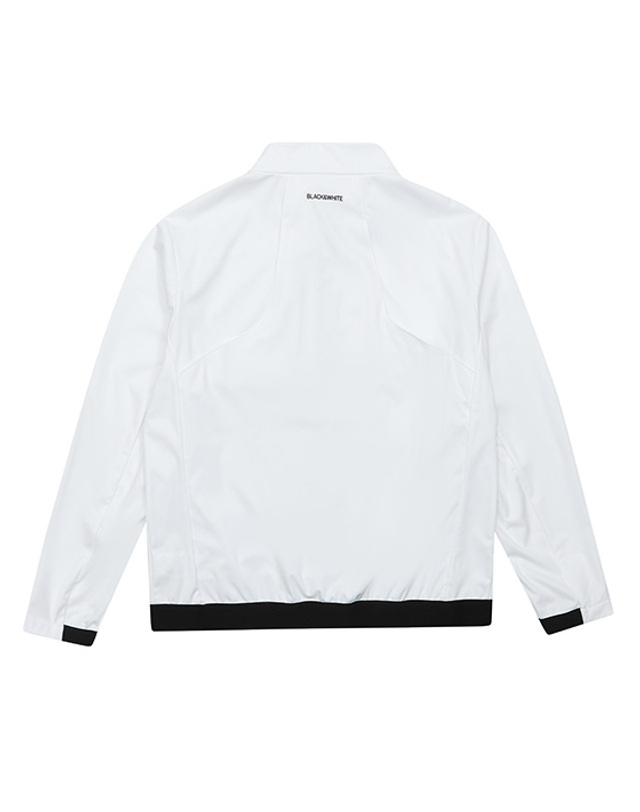 블랙앤화이트 [블랙앤화이트] 남성 봄 3LAYER 스윙 점퍼 1132GCOR_WHITE 착용컷