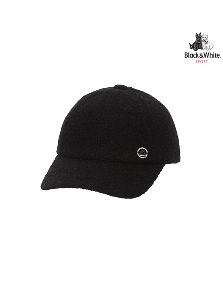 [블랙앤화이트] 여성 미니 부클 겨울 볼캡 8416LBAC_BLACK
