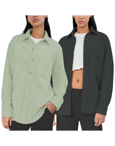 ARITZIA TNA 여성 폴라 플리스 셔츠자켓 9종 택1